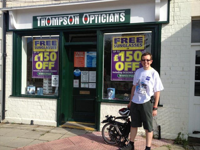 Richard sets off from Forest Hall