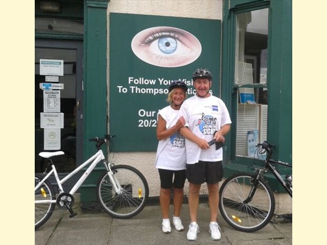 Val & Colin arrive at Blyth