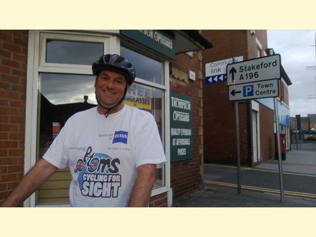 Mark arrives at Ashington from Amble