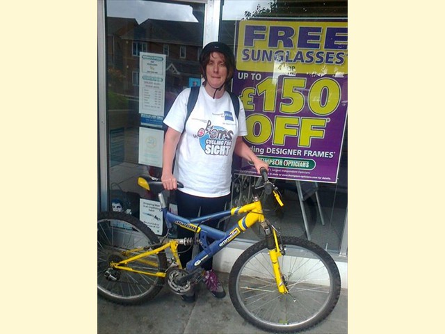 Hilary sets off from Winlaton to Dunston