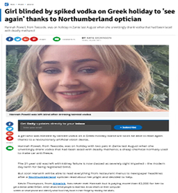 3K 'Super Specs' for blinded girl - Chronicle